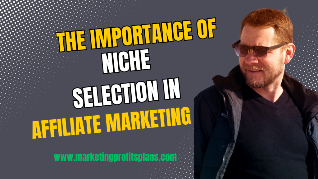 The Importance of Niche Selection in Affiliate Marketing
