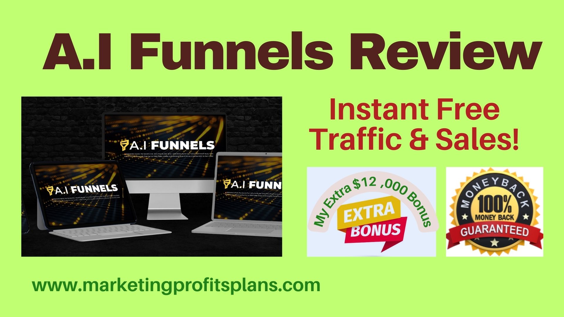A.I Funnels Review – Free Traffic & Sales in Seconds!