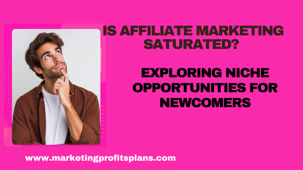 Is Affiliate Marketing Saturated? Exploring Niche Opportunities for Newcomers