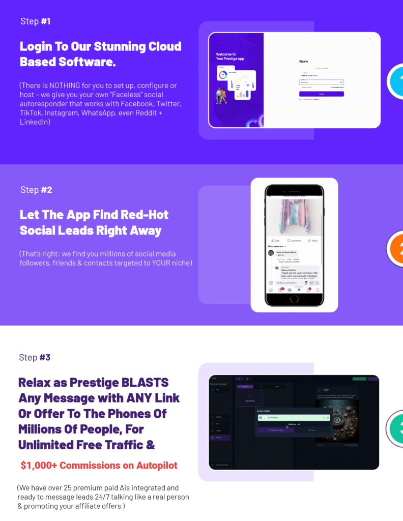 Prestige App Work